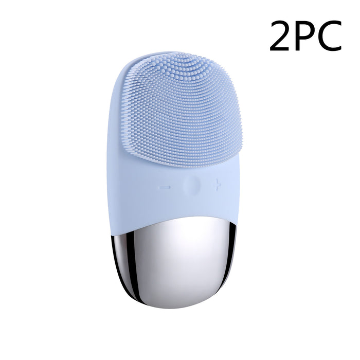 Mini Silicone Electric Face Cleansing Brush Electric Facial Cleanser Facial Cleansing Brush Skin Massager Skin Care