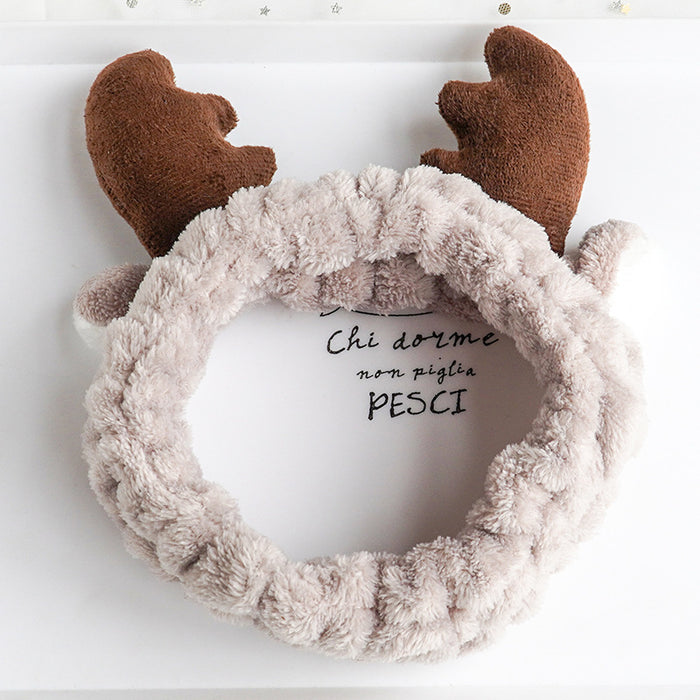 Cute Panda Ear Soft Carol Fleece Women Headband