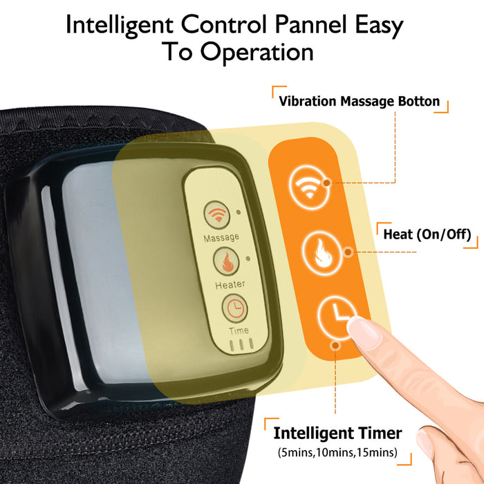 Electric Infrared Heating Knee Massager Wrap Elbow Joint Support Vibration Therapy Physiotherapy Machine Pain Relief