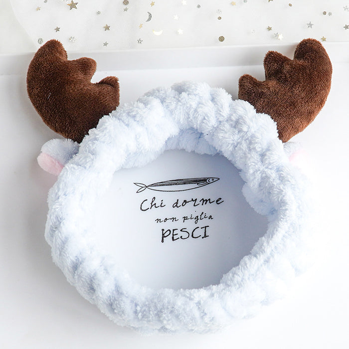 Cute Panda Ear Soft Carol Fleece Women Headband