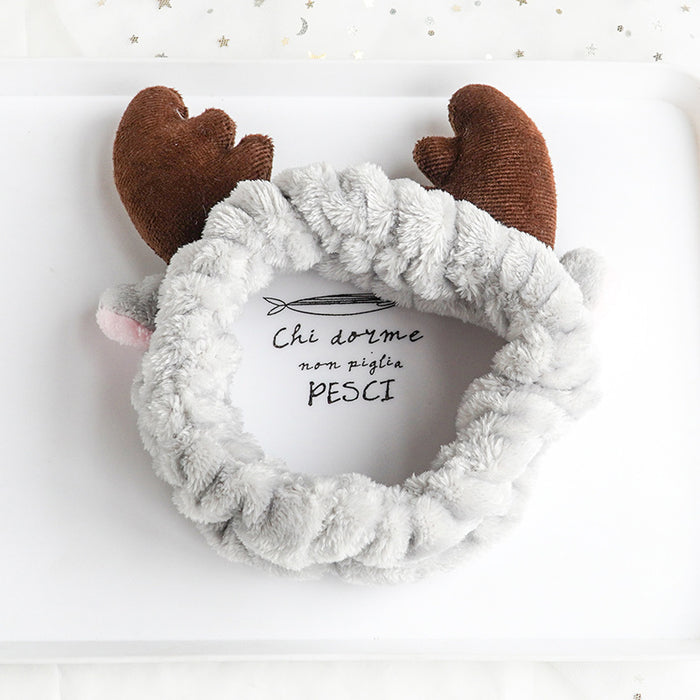 Cute Panda Ear Soft Carol Fleece Women Headband